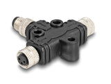 M8 T-Splitter A-Kodiert 3 Pin 1 X Stecker Zu 2 X Buchse Parallelschaltung