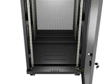 Lanberg Rack Cabinet 19" Free-Standing 24u 600x600 Flat Pack With Mesh Door Lcd Negro V2
