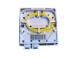 Ftth Box Fr 4 Kupplungen Sc-S Oder Lc-D 80x80 Mit Cablefhrung, Schrumpfversion