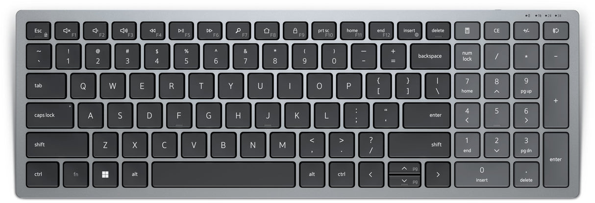 EAN 5397184718650 - DELL KB740 teclado Oficina RF Wireless + Bluetooth Gris, Negro imagen 1