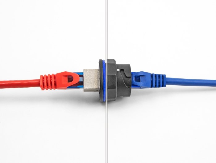 Delock 67048 Conector Empotrable Rj45 Cat.6a Negro