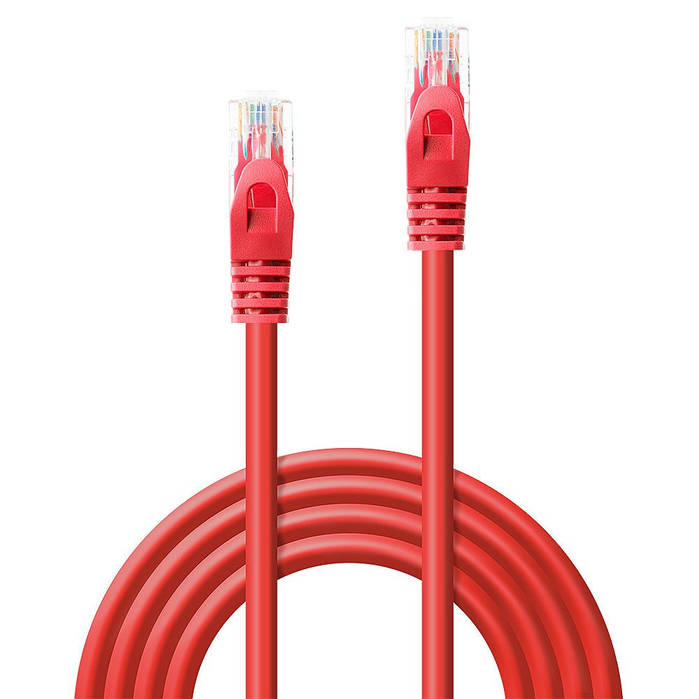 EAN 4002888481823 - Lindy 48182 cable de red Rojo 1 m Cat6 U/UTP (UTP) imagen 3