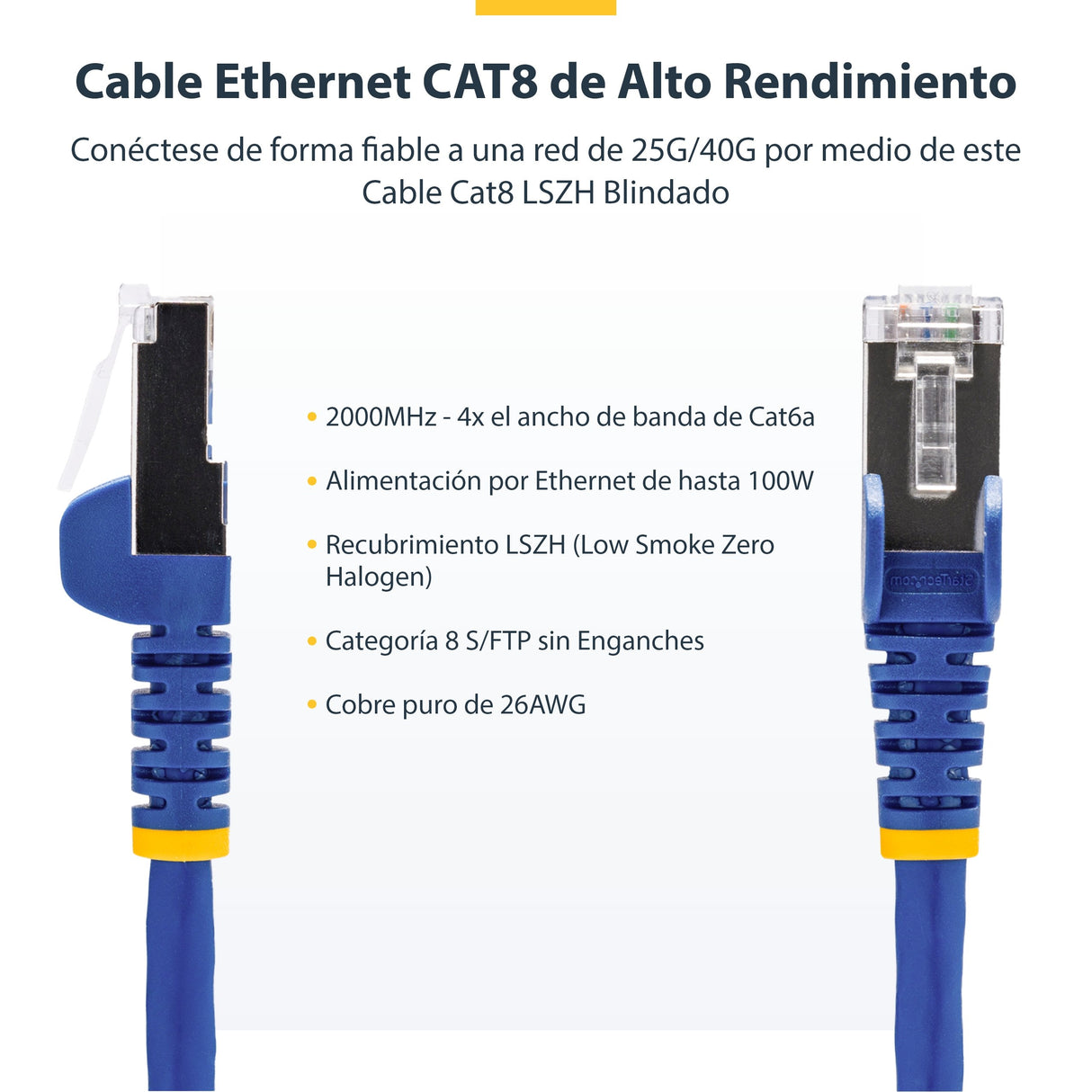EAN 65030908641 - StarTech.com NLBL-3M-CAT8-PATCH cable de red S/FTP (S-STP) imagen 5