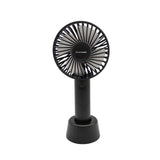 Ventilador Usb Móvil Realpower, Micro-Usb Negro, Con Batería