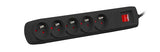 EAN 5901969431131 - NATEC NSP-1713 limitador de tensión Negro 5 salidas AC 1,5 m imagen 4