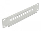 Delock 10" Lwl Patchpanel 12 Port Para Sc Simplex / Lc Duplex 1 He Gris