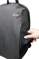 Mochila Acer Zaino Urban 15.6", Gris Y Verde