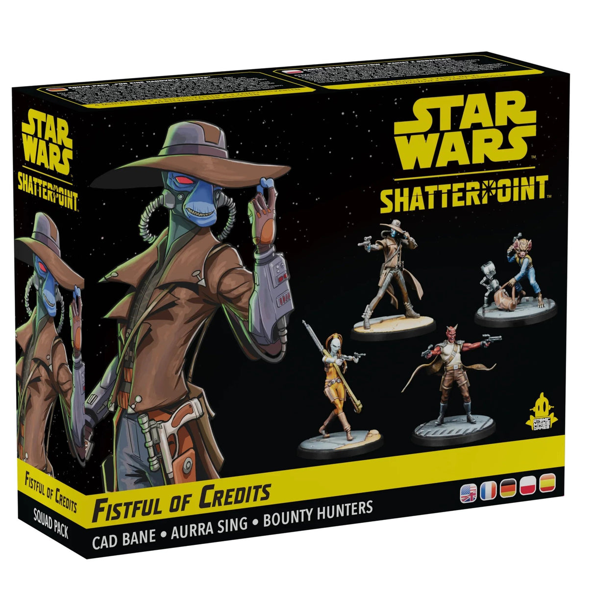 EAN 0841333122577 - Asmodee Star Wars: Shatterpoint - Fistful of Credits: Cad Bane Squad Pack Figura imagen 1