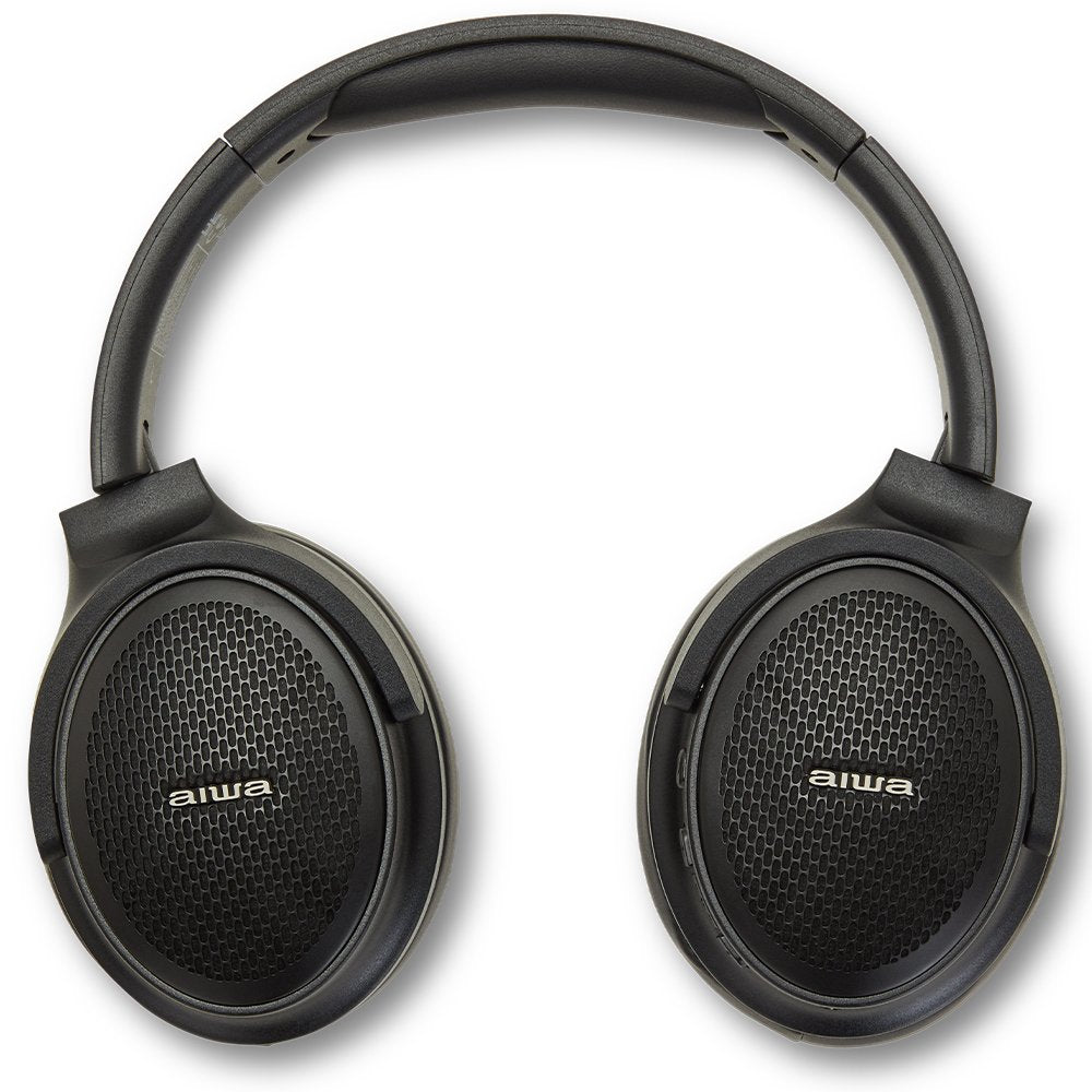 Auriculares Inalámbricos Aiwa Hst-250bt Bk Con Micrófono Bluetooth Negro