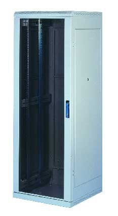 Triton Rma-22-A88-Cax-A1 Armario Rack De 19" 22u, 800x800mm, Puerta De Vidrio, Gris