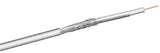 100db Coax- Antenna Cable, 2x Shielded, Cu, White, 100 M - C