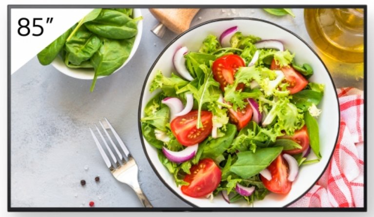 Sony Fw-85bz35l Pantalla De Señalización Digital 2,16 M (85") Lcd Wifi 550 Cd / M² 4k Ultra Hd Negro Android 24/7