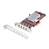 EAN 65030920292 - StarTech.com P10Q4C-USB-CARD-LP tarjeta y adaptador de interfaz USB 3.2 Gen 2 (3.1 Gen 2) imagen 1