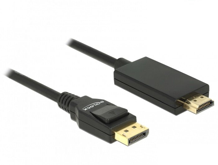 Delock Cable Displayport 1.2 Macho > Hdmi-A Macho 2 M Negro 4k