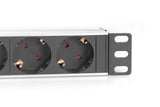 EAN 4016032474777 - Digitus DN-95418 unidad de distribución de energía (PDU) 4 salidas AC 0U/1U Negro imagen 4