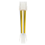 Nanocable Cable De Alimentacion Para Microprocesador 4pin Hembra A 4+4pines Macho 0.15m