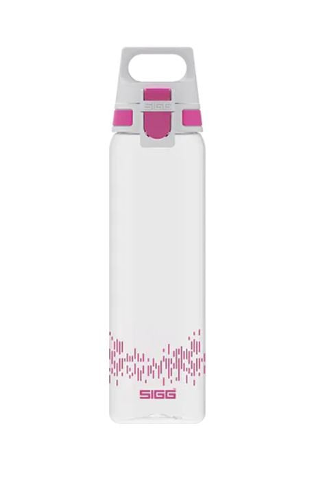 Botella Sigg Total Clear One Myplanet "Berry" 0,75 L Transparente/Berry, Cierre Con Una Sola Mano One 8950.90