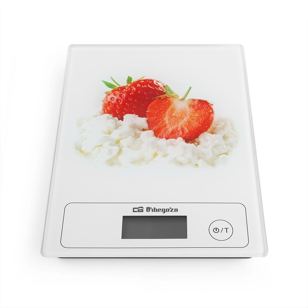 Báscula De Cocina Electrónica Orbegozo Pc 1018 Hasta 5kg Blanca