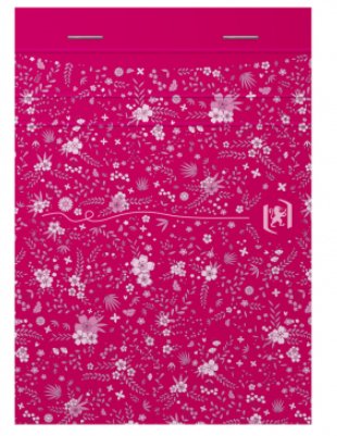 Elba Oxford Floral - Block - A6 (105 X 148 Mm) - 80 Hoja / 160 Páginas
