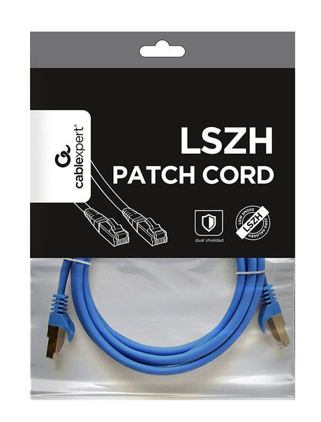 EAN 8716309118668 - Gembird PP6A-LSZHCU-B-2M cable de red Azul Cat6a S/FTP (S-STP) imagen 2