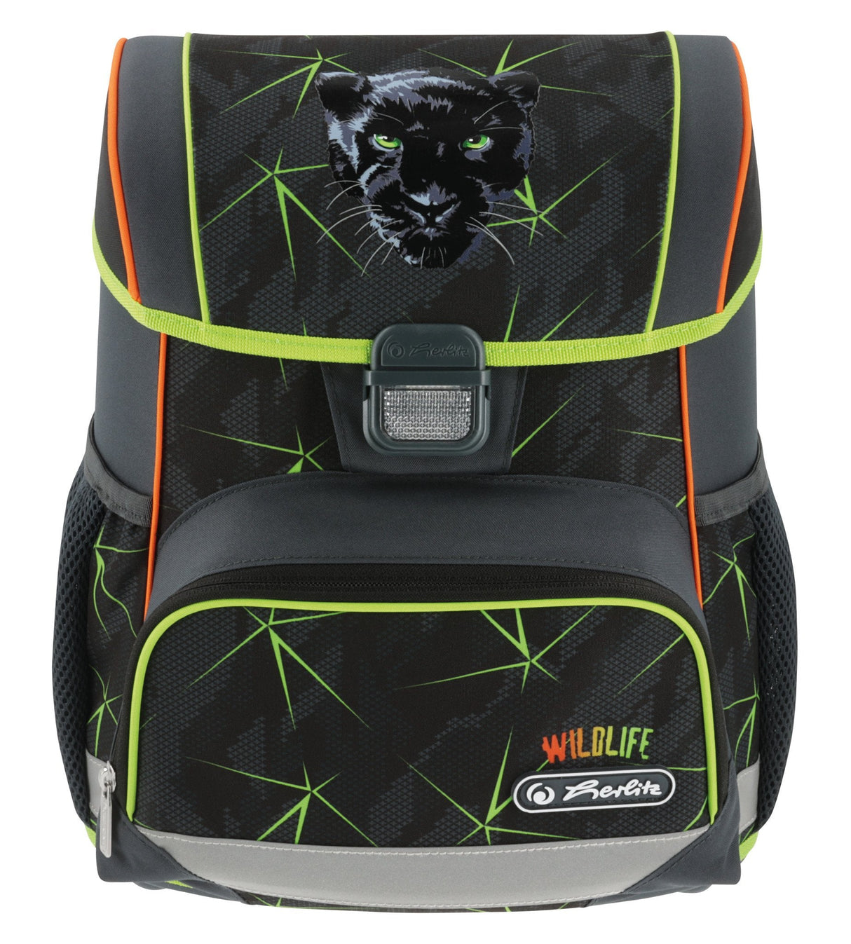 EAN 4008110370897 - Herlitz Loop Plus Wild Life juego de mochila escolar Niño Poliéster Negro, Verde, Naranja imagen 16