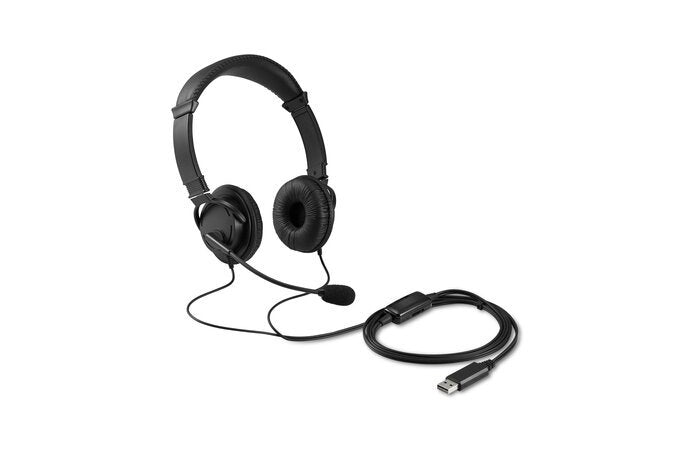Kensington Auriculares Hi-Fi Usb Mit Mic & Volume Control Htton