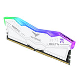 Memoria Teamgroup Ddr5  T-Force Delta Rgb 8gb X2 6000 Blanco Led