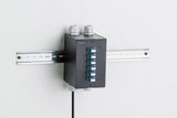 Lwl Hutschienen Verteiler, 6 Port, Sc Sx Lc Dx, Schwarz