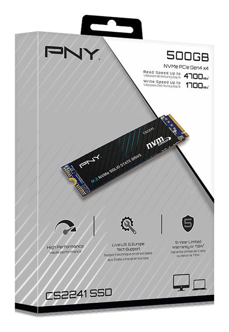 EAN 0751492771748 - PNY CS2241 1TB M.2 NVME PCI Express 4.0 3D NAND imagen 5