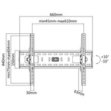 Wall Mount Tv Holder,  Tiltable, <Lt/>75 Kg