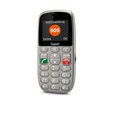 Movil Smartphone Gigaset Life Series Gl390 Gris 2.2/ Microsd Hasta 32gb / 800 Mah / Sos / Base Carga