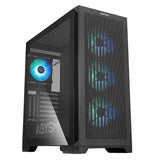 Caja  E-Atx Abysm Gaming Danube Mura Bx300 Negra Argb Ab812111b