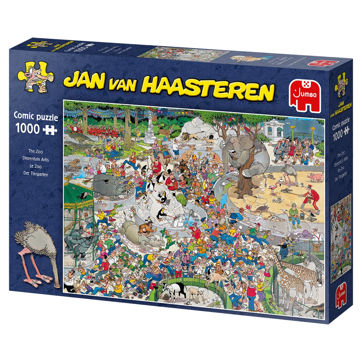 Jan Van Haasteren At The Zoo 1000 Pcs Puzzle Rompecabezas 1000 Pieza(S) Cómics