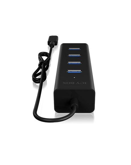 EAN 4250078165880 - ICY BOX IB-HUB1409-C3 USB 3.2 Gen 1 (3.1 Gen 1) Type-C 5000 Mbit/s Negro imagen 3