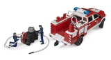 Vehículo De Bomberos Brother Ram 2500 Con Luces Y Sonido, Modelo De Vehículo 4001702025441