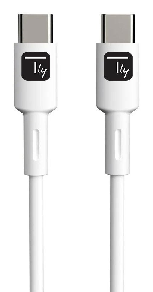Cable  Techly Usb 2.0 Typ C M M Blanco 1m