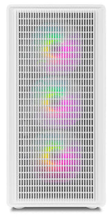 Caja Nox Semitorre Mesh Infinity Iota Argb Blanca Usb 3.0