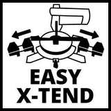 Sierra Tronzadora E Ingletadora De Batería Einhell Te-Ms 18/210 Li-Solo, 18 Voltios (Rojo/Negro, Sin Batería Ni Cargador) 4300890