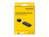 Lector De Tarjetas Usb Delock Superspeed Para Tarjetas De Memoria Sd / Micro Sd / Ms