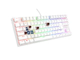 Teclado (Ingles) Mecánico Gaming Genesis Thor 303 Tkl Blanco Ee. Uu. Rgb