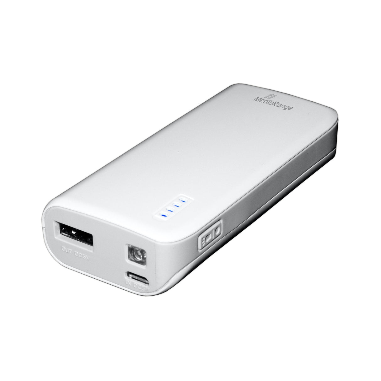 Mediarange Mr751 Batería Externa Gris, Blanco Ión De Litio 5200 Mah