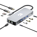 Leotec Docking Station 10-1 1usb-C Pd100 3usb3.0 1usb-C 2hdmi Ggl Lec Tjsd Mcsd