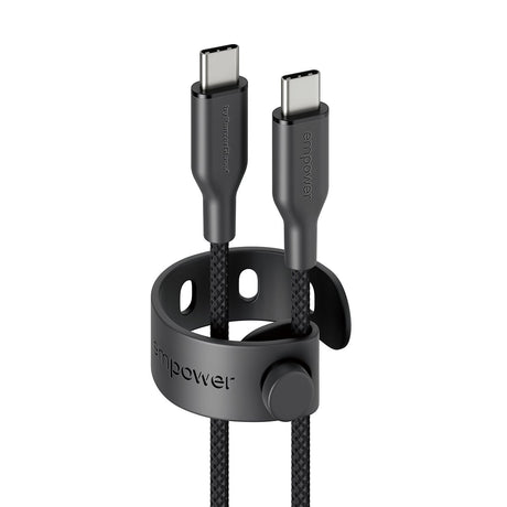 EAN 5715685027635 - PanzerGlass empower™ by ® Racing 60W USB-C to USB-C Cable | USB 2.0 | 2M | Space Black cable USB Negro imagen 1