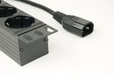 EAN 8716309116800 - Gembird EG-PDU-014-C14 unidad de distribución de energía (PDU) 8 salidas AC 1U Negro imagen 4