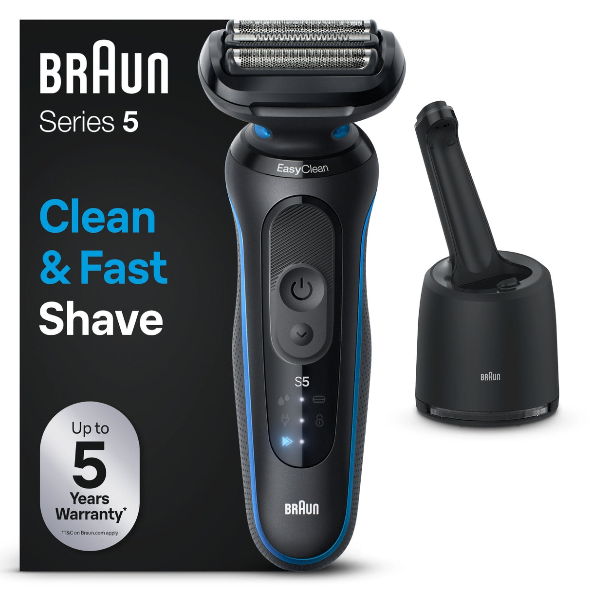 Afeitadora Masculina Braun 52-B7000 Serie 5 + Cc Pack