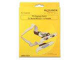 Tarjeta Pci Expr Delock 2x D-Sub9 + 1x D-Sub25