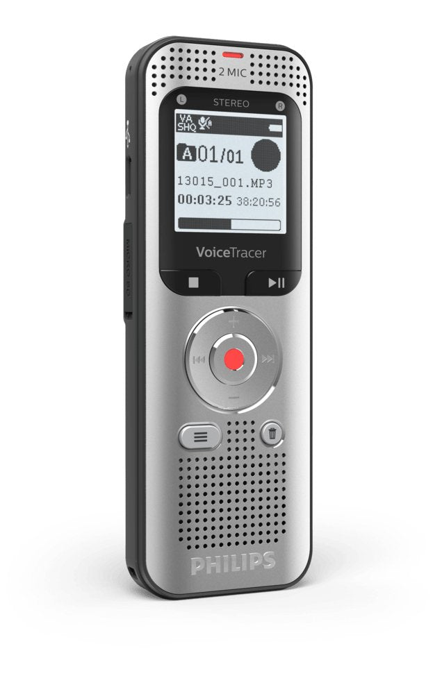 EAN 0855971006342 - Philips Voice Tracer DVT2050/00 dictáfono Tarjeta flash Plata imagen 2