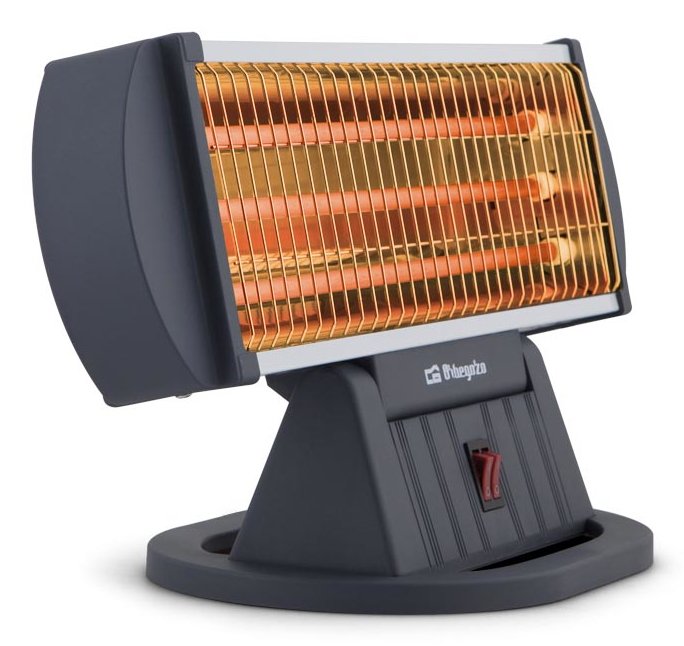 Estufa De Cuarzo Orbegozo Bp 0204 3 Niveles De Potencia 1200w