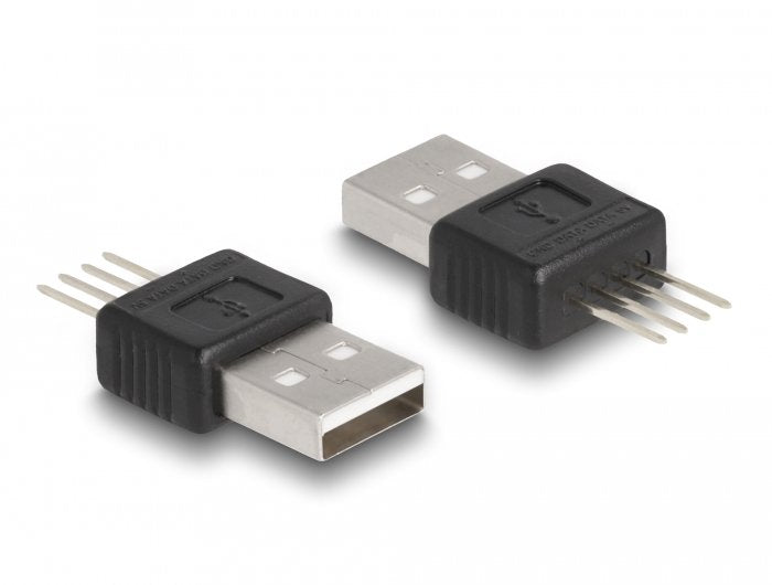 Delock Adaptador Usb 2.0 Tipo-A Macho Con Conexión 4 Pines