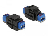 Keystone Modul 2 Pin Terminalblock > Terminalblock Schwarz
